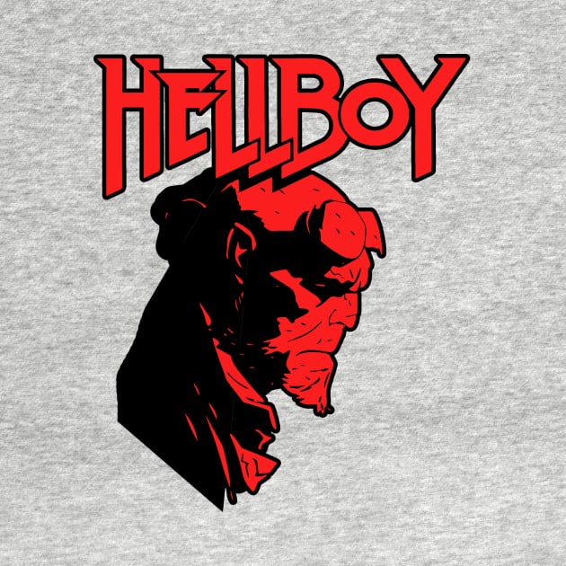 Hellboy Profile (Alt Print) by Nerdology